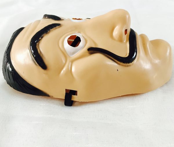 

la casa de papel face salvador dali cosplay movie realistic party mask  fit most