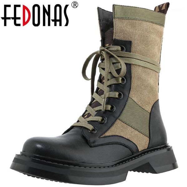 

boots fedonas vintage riding equestrian for girls genuine leather chunky heels shoe woman office lady working women ankle boots1, Black