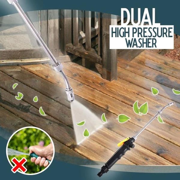 

high pressure car dual power water gun garden washer nozzle hosewatering sprinkler tool watering spray sprinkler cleaning tool