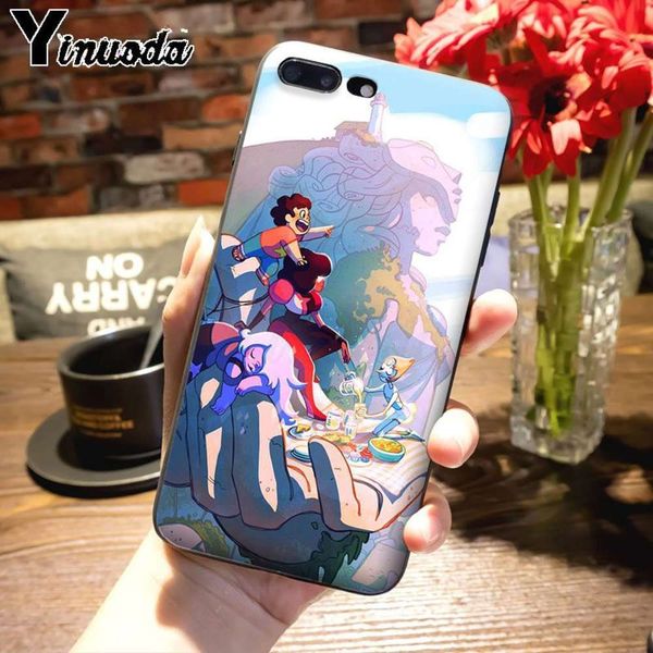 

qadrawing of tpu soft protective case yinuoda and steven universe, vip 7plus x 6 6s 7 8 8plus 5s 11provfr