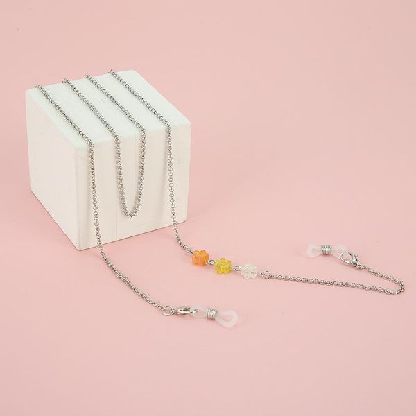 

2021 chic gold color eyeglasses chain crystal pearl beads sunglasses chain glasses holder accessories 2021 chic h jlljki