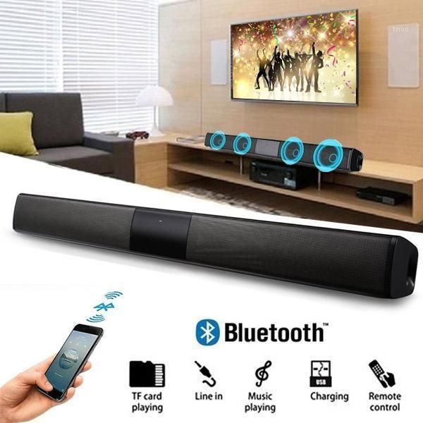 

2021 wireless bluetooth soundbar hi-fi stereo speaker home theater tv strong bass sound bar subwoofer with remote control1