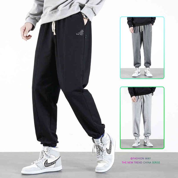 

slacks sport pants men'pants black men's autumn fashion ins korean lantern casual loose leggings student running