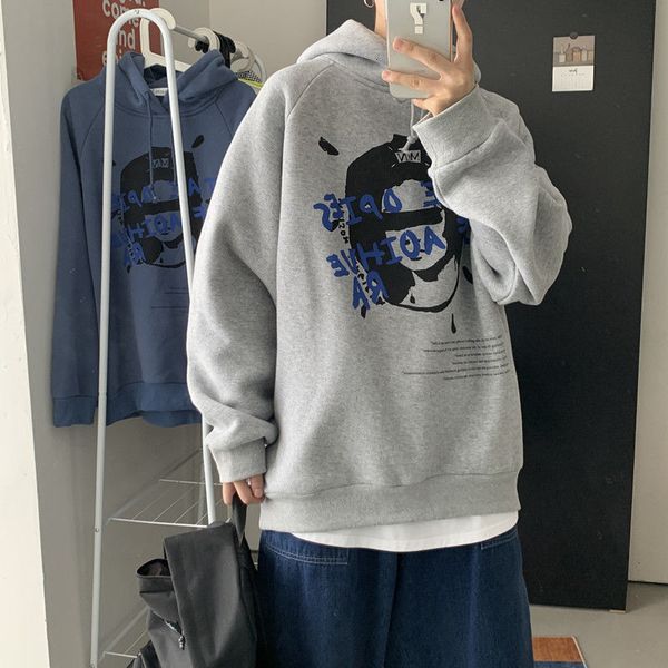 

privathinker funny printed men hoodies 2020 autumn new men's hip hop streetwear hooded sweatshirts casual oversize male clothes c1115, Black;white