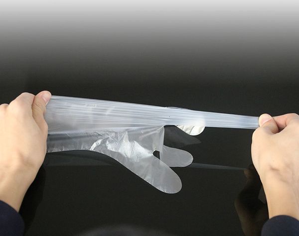 

food 200pcs boxed extraction pe factory disposable grade catering hair thickening gloves