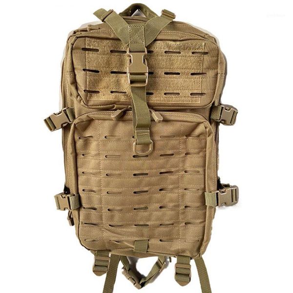 

outdoor bags army backpack tactical assault rucksack 50l men's large capacity 900d 3p molle pack camping hunting bags1