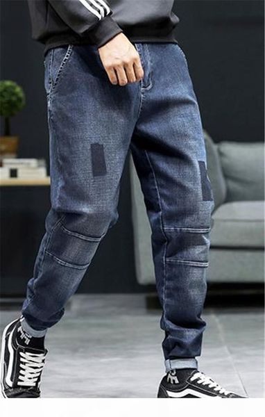 

designer cargo pants personality patches ankle banded mens pencil pants mens 2020 luxury designer clothes plus size haroun, Black