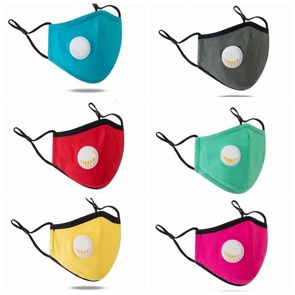 

6 with breathing valve kids colors breathable dustproof face masks child washable reusable cycling mask yya336 dtmh#