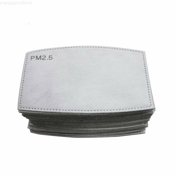 

pm2.5 5 layers filters pad cotton face mask replaceable filter slice 100pcs/lot
