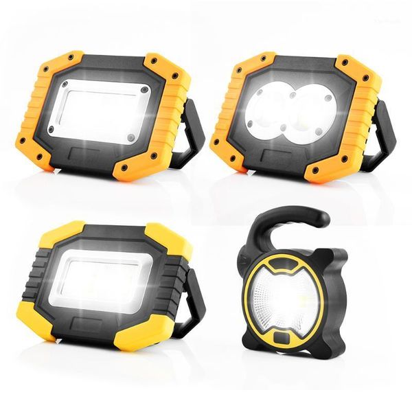 

portable lanterns led spotlight super bright work light rechargeable for outdoor camping lamp by 18650/ battery1