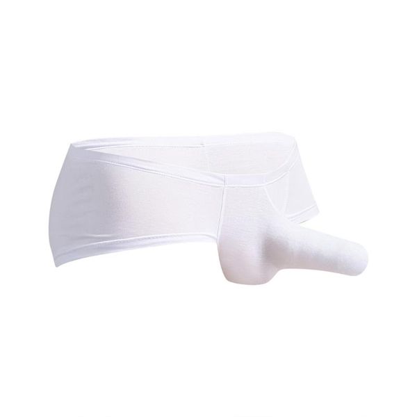 

gay men briefs underwear fashion elephant bulge pouch t lingerie underpants cotton solid color panties short masculina, Black;white