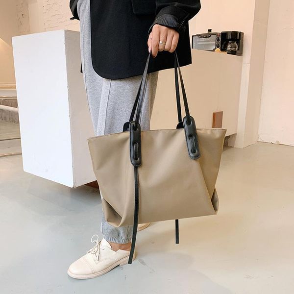 

spring commuter bag 2021 new trendy fashion cloth bag net red shoulder large capacity female wild tote