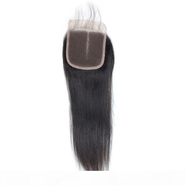 

8a brazilian human hair closure 4*4 waterwave peruvian hair deep body loose wave straight part swiss lace closure ing, Black;brown