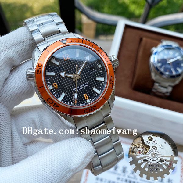 

2020 sea aqua watches planet boss terra man 007 wristwatches ocean james bond master mens watch d4171, Slivery;black