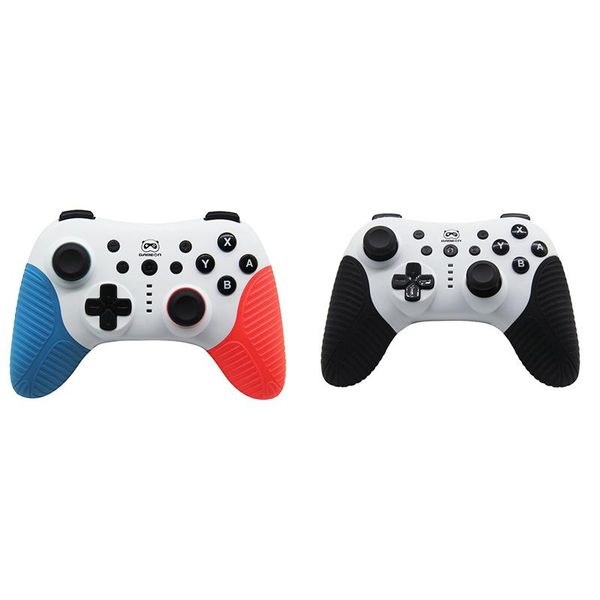 

non-slip grip pro controller wireless bluetooth 6-axis turbo dual vibration gamepad for switch/ps3/pc/android
