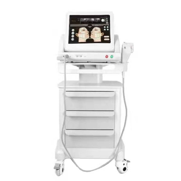 

2021 multi-functional beauty equipment skin tightening hifu machine high intensity focused ultrasound wrinkle removal for face salon use, Black;white