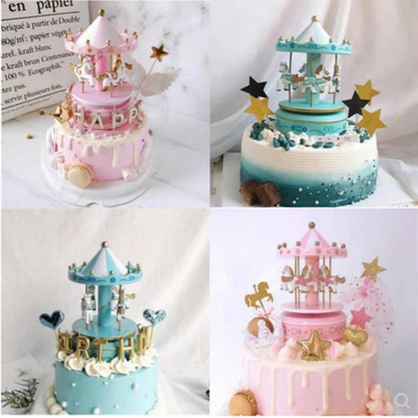 

other festive & party supplies cake decoration carousel music box ferris wheel children's birthday gift holiday accessories decorating