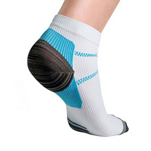 

sock foot compression socks for plantar fasciitis heel spurs pain, Black