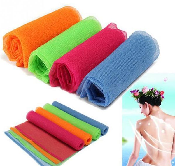 

nylon mesh bath shower body washing clean exfoliate puff scrubbing towel cloth bath exfoliating nylon wash cloth wmtjhs jjxh