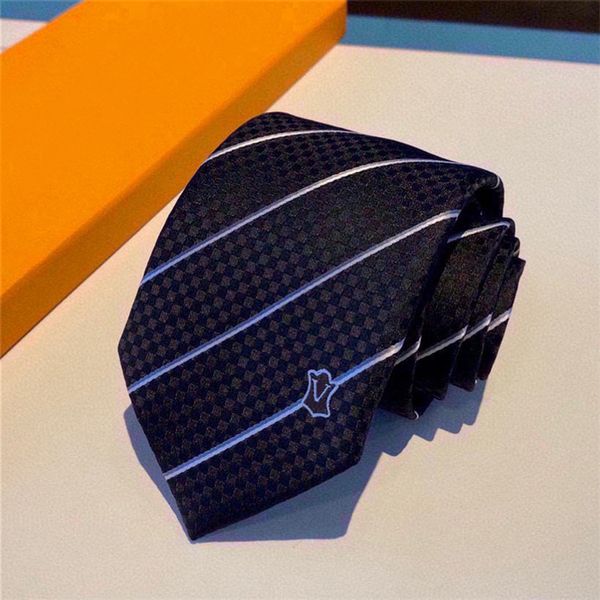 

mens brand silk tie neck ties mens luxurys designers tie business fashion narrow check necktie wedding formal gravatas with box, Blue;purple