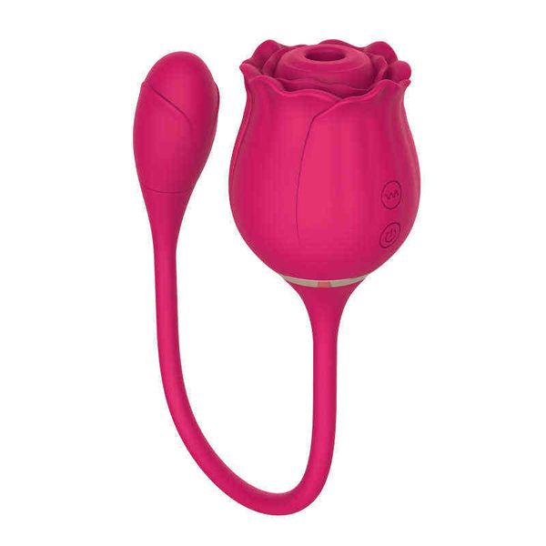 NXY Vibratoren Heißer Verkauf Rose Hinterhof Insert Masturbation Gerät zu Saugen Zweite Ei Springen frauen Vibrator Sex Produkte 0113