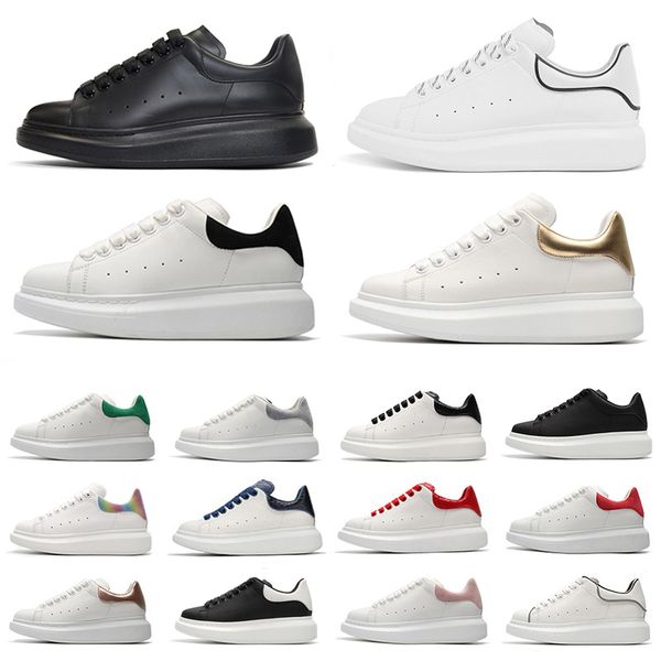 

fashion platform mens casual shoes snakeskin black low cut leather flat suede men women trainers sports sneakers chaussures scarpe, White;red