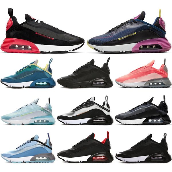 

2090 running shoes men women triple black pure platinum white with black symbol chaussures breathable outdoor mens trainer sports sneakers