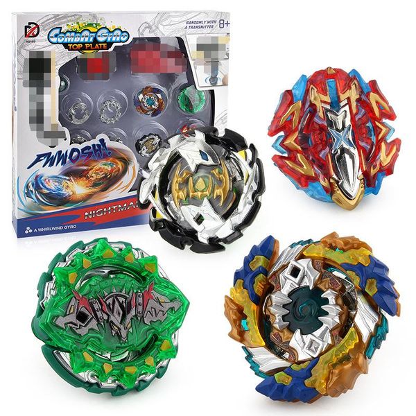 

4 шт. bey blade metal fusion набор с 2 лаунчер и 1 arena bay blakes gt boys toy bread turbo спиннинговые вершины wmtmea
