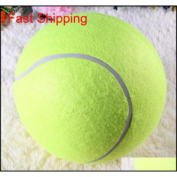 

24cm big inflatable tennis ball giant big giant pet dog puppy tennis ball thrower chucker launcher play toy outdoor spo qylllk bdehair