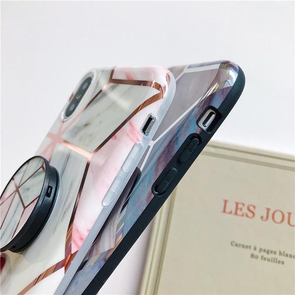 

держатель flykylin dister plating marble case для iphone 11 pro max 6 s 6s 7 8 plus x xs xr задняя крышка sqcsab cass2010
