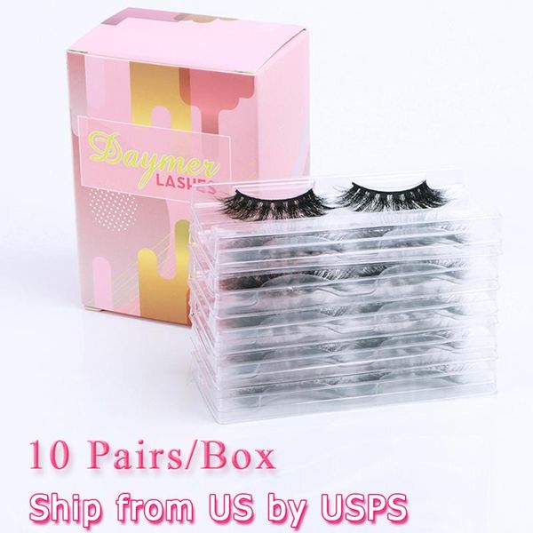 

false eyelashes wholesale 10pairs 3d mink lashes 100% cruelty cilios dramatic reusable natural fake in bulk