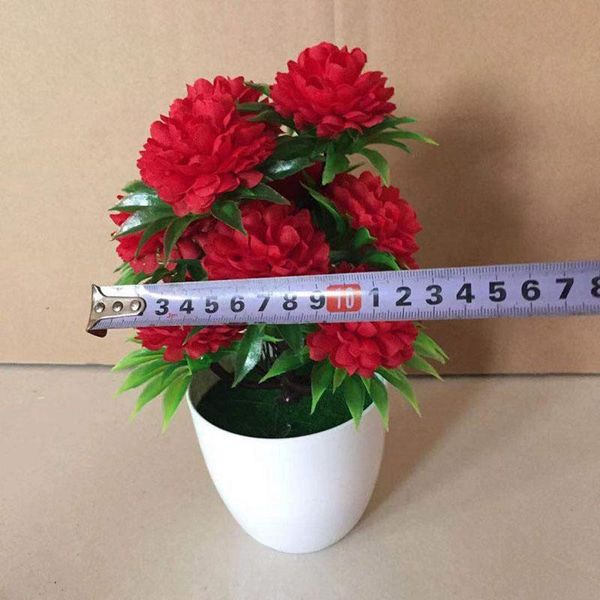 

silk artificial bonsai fake plant flower study room home tabledecoration uk