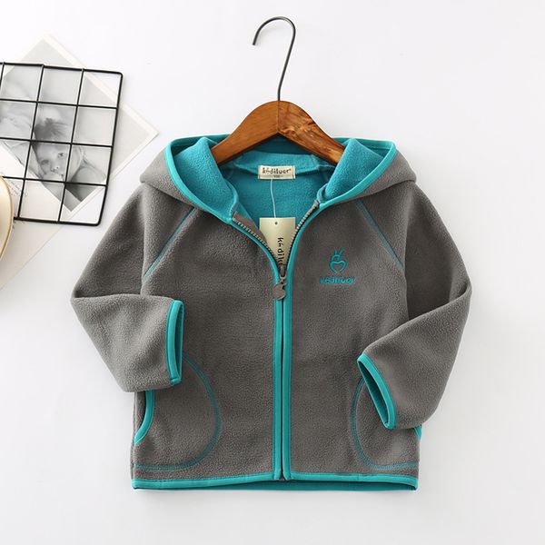

baby new childrens kids boys girls casual coat fleece cotton jackets coats kids boys girls winter sweatshirts lj201125, Blue;gray