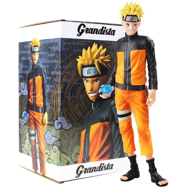 

28cm anime naruto shippuden uzumaki figure toys grandista shinobi relations figurine pvc model collectible dolls y200421