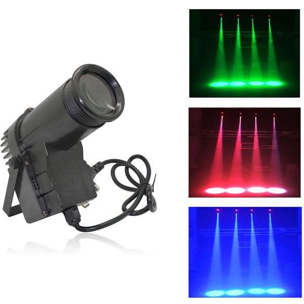 

30w multicolored light 3 control modes mini led stage lamp black