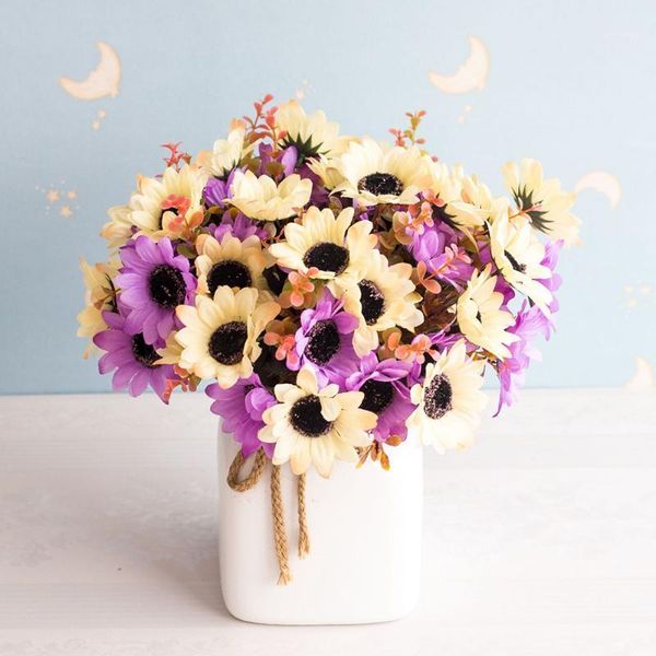 

decorative flowers & wreaths chrysanthemum high-grade artificial flower home lving room bedroom decoration fake small ornaments1