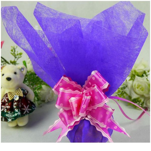 

38sheets/lot solid color 50x50cm tissue paper wrapping fiber texture floral wraps diy flower packing paper wrapping pa bbyndi
