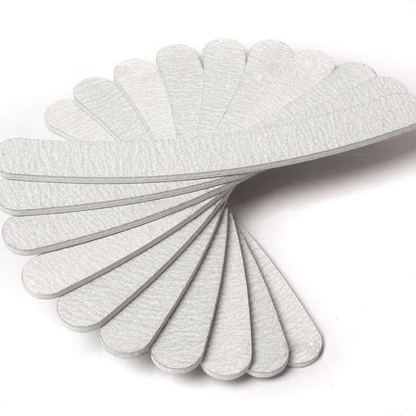

nail files 5pcs/lot 5 x grey /black sanding 100/180 curve banana for art tips manicure file