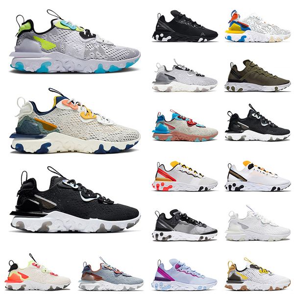 

worldwide pack white epic react vision fashion 2021 black iridescent men women orange volt element react 55 87 schematic trainers, White;red