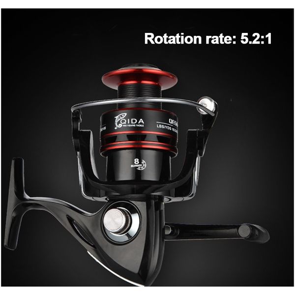 

спиннинг рыболовные катушки 3000 6000 серии metal катушка вращающаяся катушка 8bb подшипник лодка рок морские рыболовные колеса для удочку l