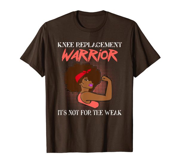 

knee replacement warrior it's not for the weak t shirt, White;black