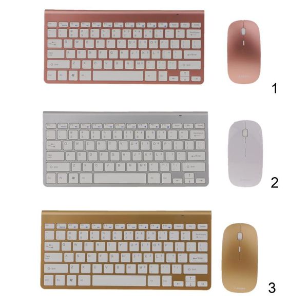 

водонепроницаемый 2.4g беспроводная клавиатура и мышь combo для ноутбука