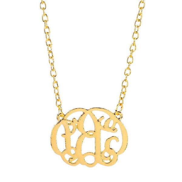 

women's trendy jewelry letters necklace gold color link chain choker, Silver