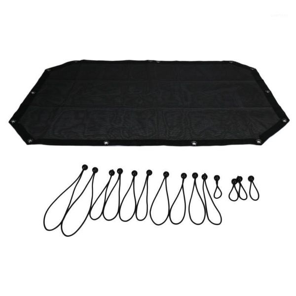 

black sun shade full nylon mesh cover uv protection soft cover heat insulation sunshade for wrangler1