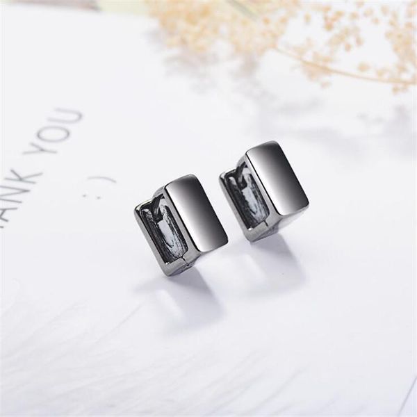 

new simple popular exquisite wild fashion 925 sterling silver jewelry personality square two colors temperament earrings se708