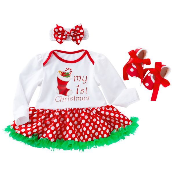 

kids designer clothesnew style long sleeve harlequin dress, walking shoes and three piece baby clothes, Blue