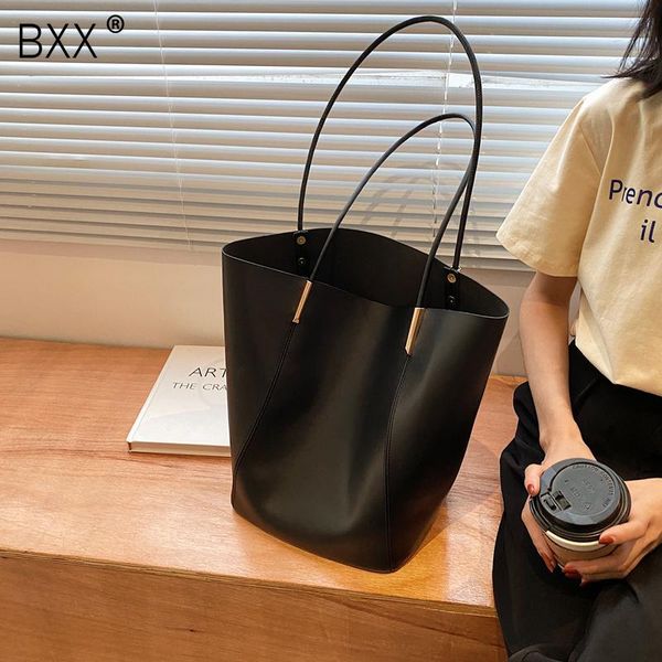 

cross body [bxx] vintage pu leather high capacity bags for women 2021 fashion shoulder bag lady trend handbags and purses hq866