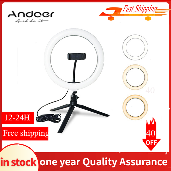 

led ring light studio p video dimmable lamp tripod stand selfie camera phone ringlight for pgraphy lighting self make up