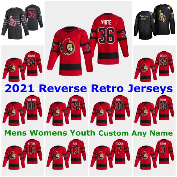 

ottawa senators 2021 reverse retro jerseys 90 vladislav namestnikov jersey 44 jean-gabriel pageau 13 nick paul 9 bobby ryan custom stitched, Black;red