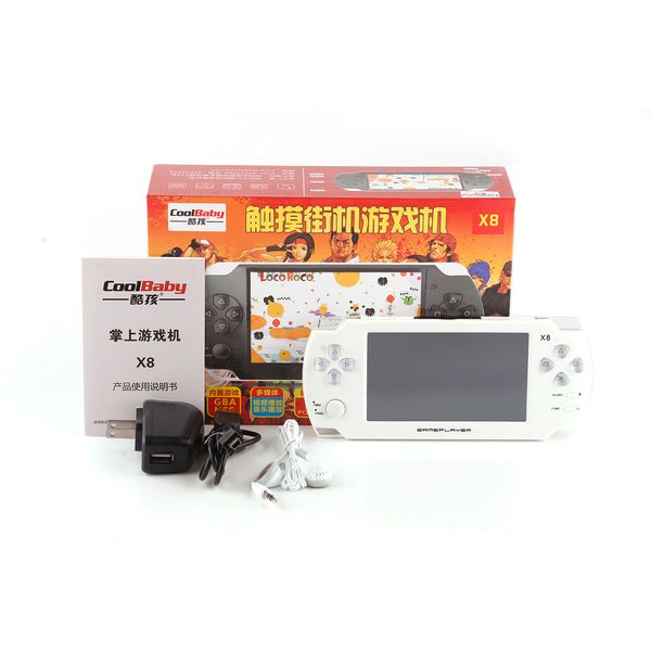 

new touch handheld game players 8gb 4.3 inch mp4 player video game console games ebook camera gaming consoles